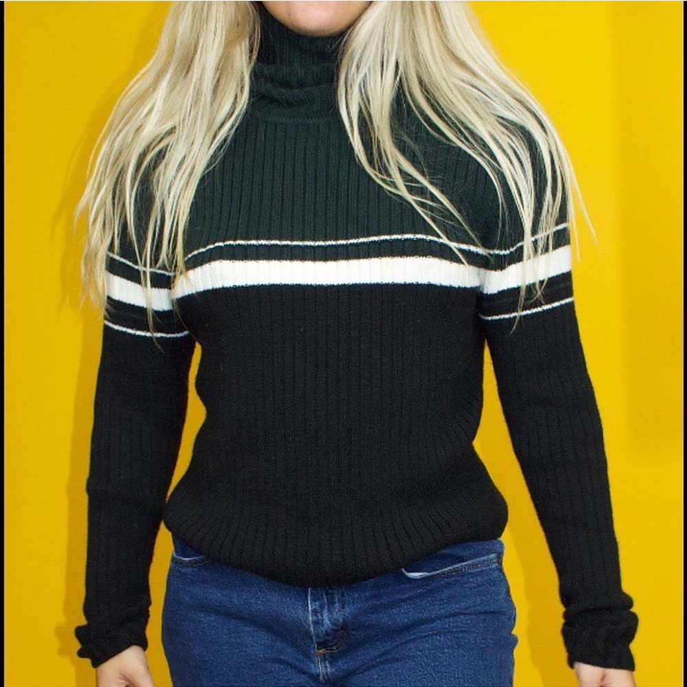 Oversized turtleneck sweater